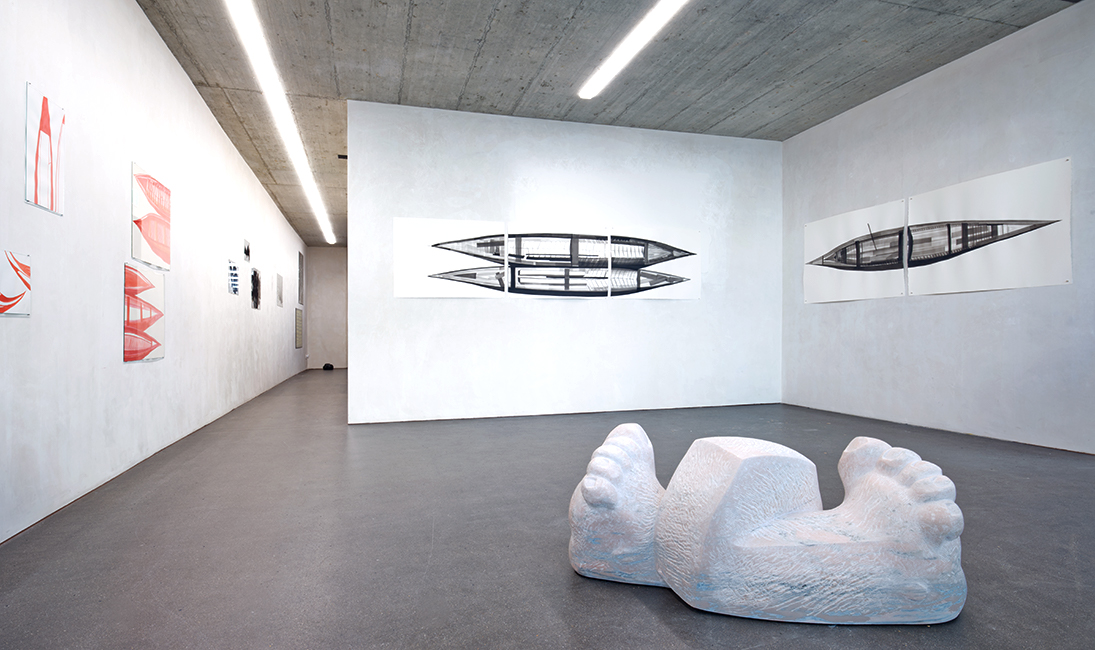 Space25 Ausstellungsansicht mit C.Hummel